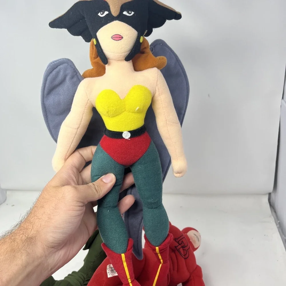 Vintage Marvel Comics Plush Lot 4 Green Goblin Hawk Girl Daredevil Magneto Doll